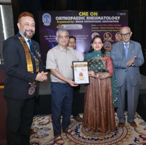 Dr. Rizwana Barkat at Bihar orthopaedic rheumatology CME